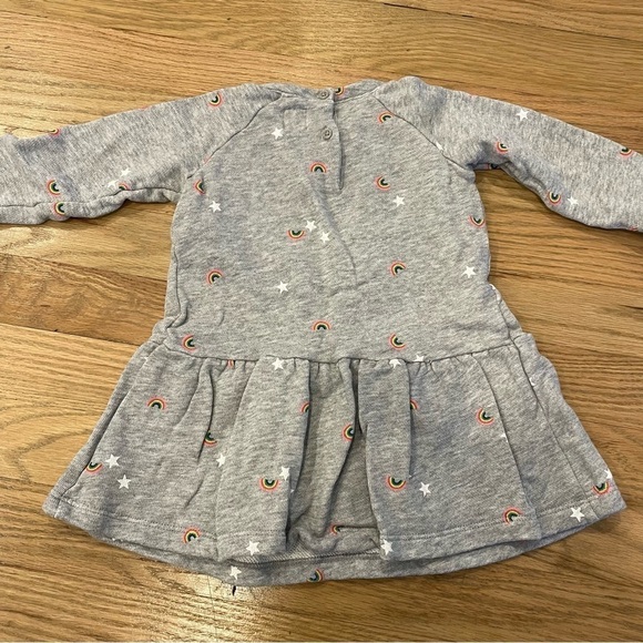 Gap Peplum Rainbow Sweatshirt Dress - Picture 2 of 3